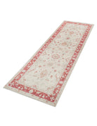 Ziegler 2' 6" X 7' 10" Hand-Knotted Wool Rug 2' 6" X 7' 10" (76 X 239) / Ivory / Red