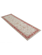 Ziegler 2' 6" X 7' 10" Hand-Knotted Wool Rug 2' 6" X 7' 10" (76 X 239) / Ivory / Red