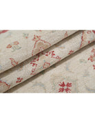 Ziegler 2' 6" X 7' 10" Hand-Knotted Wool Rug 2' 6" X 7' 10" (76 X 239) / Ivory / Red
