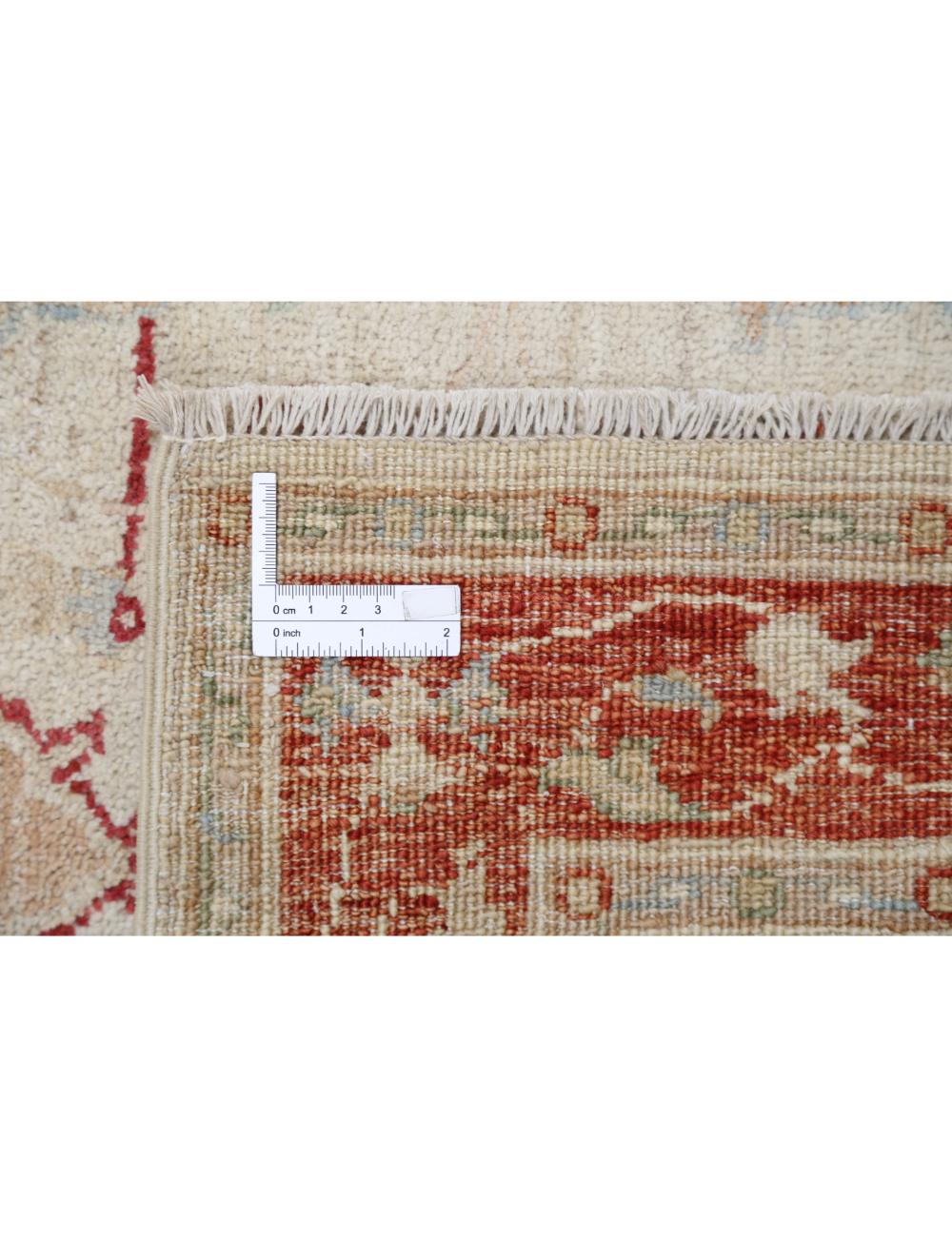 Ziegler 2' 6" X 7' 10" Hand-Knotted Wool Rug 2' 6" X 7' 10" (76 X 239) / Ivory / Red