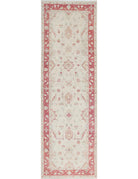 Ziegler 2' 6" X 7' 10" Hand-Knotted Wool Rug 2' 6" X 7' 10" (76 X 239) / Ivory / Red