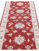 Ziegler 2' 7" X 8' 5" Hand-Knotted Wool Rug 2' 7" X 8' 5" (79 X 257) / Red / Ivory