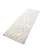 Ziegler 2' 8" X 8' 2" Hand-Knotted Wool Rug 2' 8" X 8' 2" (81 X 249) / Blue / Ivory