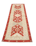 Ziegler 2' 9" X 8' 4" Hand-Knotted Wool Rug 2' 9" X 8' 4" (84 X 254) / Red / Ivory