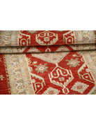 Ziegler 2' 9" X 8' 4" Hand-Knotted Wool Rug 2' 9" X 8' 4" (84 X 254) / Red / Ivory