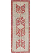 Ziegler 2' 9" X 8' 4" Hand-Knotted Wool Rug 2' 9" X 8' 4" (84 X 254) / Red / Ivory