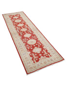 Ziegler 2' 6" X 7' 7" Hand-Knotted Wool Rug 2' 6" X 7' 7" (76 X 231) / Red / Ivory