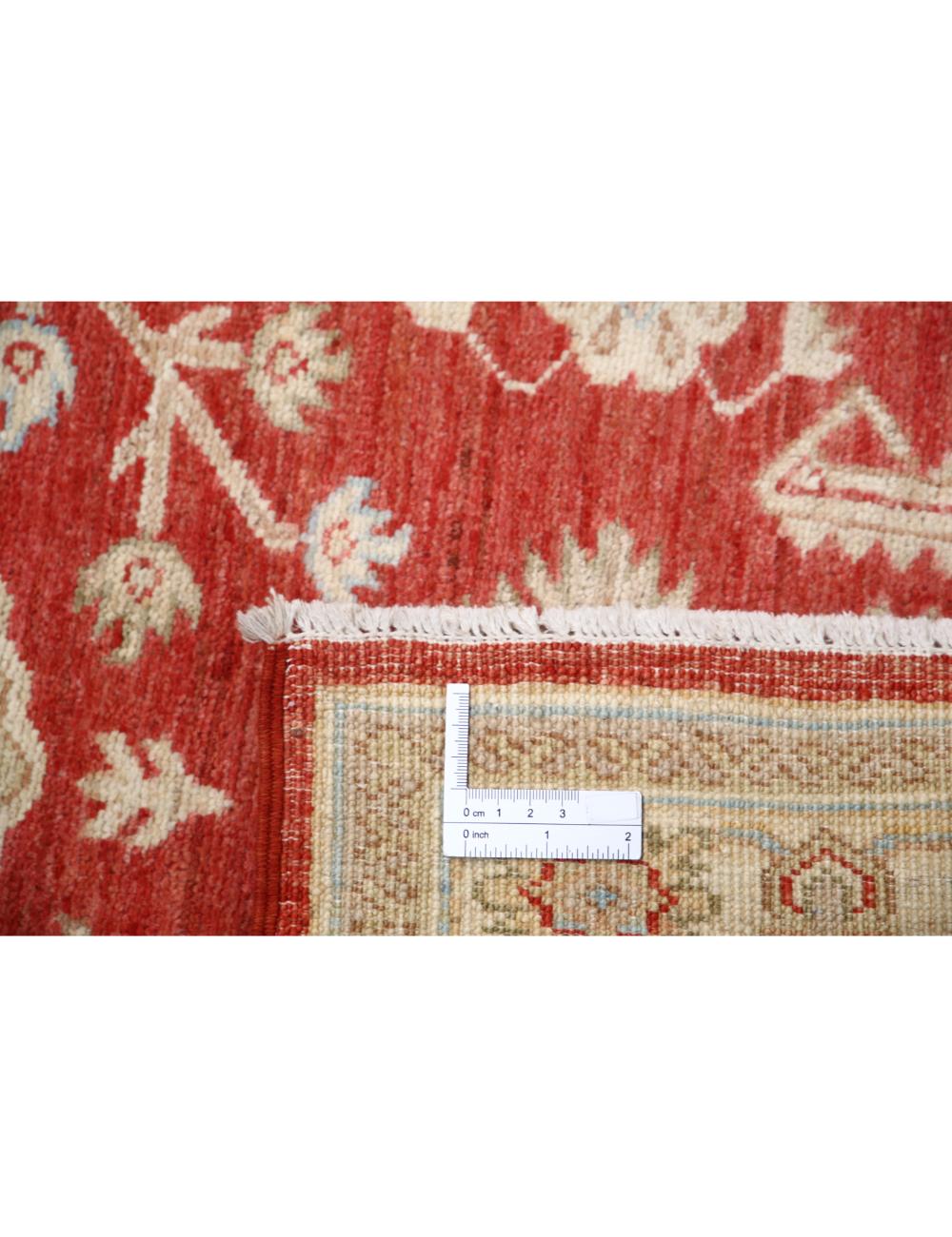 Ziegler 2' 6" X 7' 7" Hand-Knotted Wool Rug 2' 6" X 7' 7" (76 X 231) / Red / Ivory