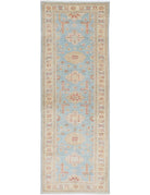Ziegler 2' 7" X 7' 11" Hand-Knotted Wool Rug 2' 7" X 7' 11" (79 X 241) / Blue / Ivory