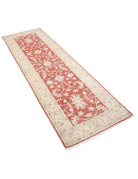 Ziegler 2' 6" X 7' 11" Hand-Knotted Wool Rug 2' 6" X 7' 11" (76 X 241) / Red / Ivory