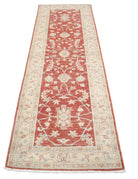 Ziegler 2' 6" X 7' 11" Hand-Knotted Wool Rug 2' 6" X 7' 11" (76 X 241) / Red / Ivory