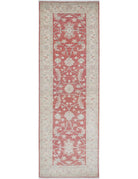 Ziegler 2' 6" X 7' 11" Hand-Knotted Wool Rug 2' 6" X 7' 11" (76 X 241) / Red / Ivory