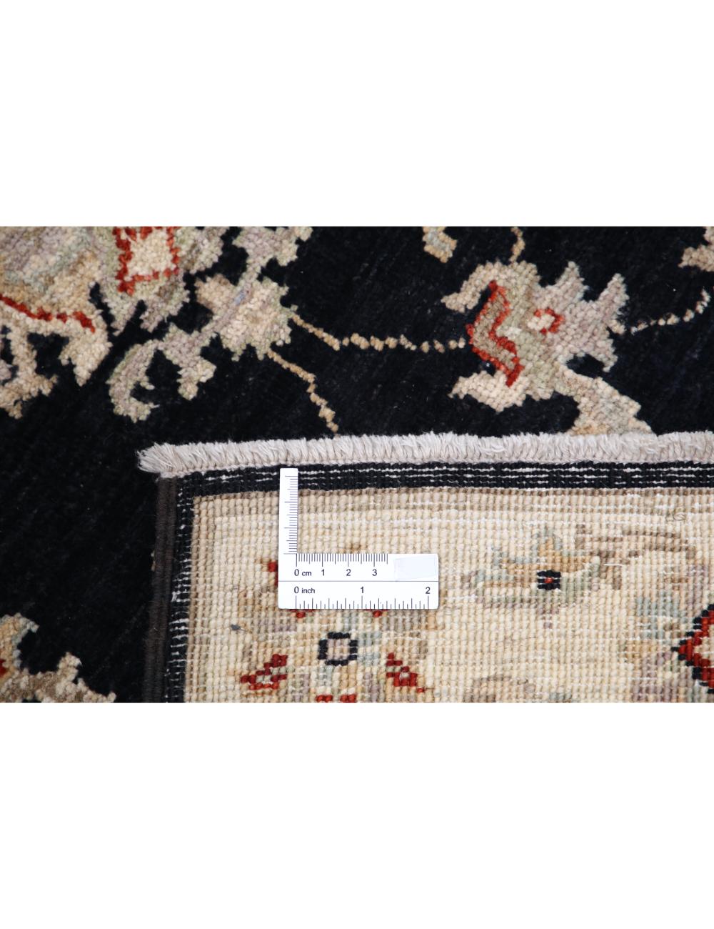 Ziegler 2' 7" X 8' 3" Hand-Knotted Wool Rug 2' 7" X 8' 3" (79 X 251) / Black / Ivory