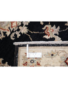 Ziegler 2' 7" X 8' 3" Hand-Knotted Wool Rug 2' 7" X 8' 3" (79 X 251) / Black / Ivory