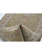Ziegler 2' 6" X 8' 0" Hand-Knotted Wool Rug 2' 6" X 8' 0" (76 X 244) / Green / Grey