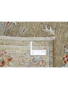 Ziegler 2' 6" X 8' 0" Hand-Knotted Wool Rug 2' 6" X 8' 0" (76 X 244) / Green / Grey
