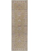 Ziegler 2' 6" X 8' 0" Hand-Knotted Wool Rug 2' 6" X 8' 0" (76 X 244) / Green / Grey