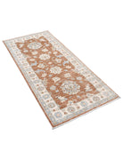 Ziegler 2' 6" X 5' 9" Hand-Knotted Wool Rug 2' 6" X 5' 9" (76 X 175) / Brown / Ivory