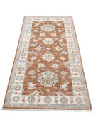 Ziegler 2' 6" X 5' 9" Hand-Knotted Wool Rug 2' 6" X 5' 9" (76 X 175) / Brown / Ivory