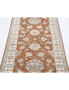 Ziegler 2' 6" X 5' 9" Hand-Knotted Wool Rug 2' 6" X 5' 9" (76 X 175) / Brown / Ivory