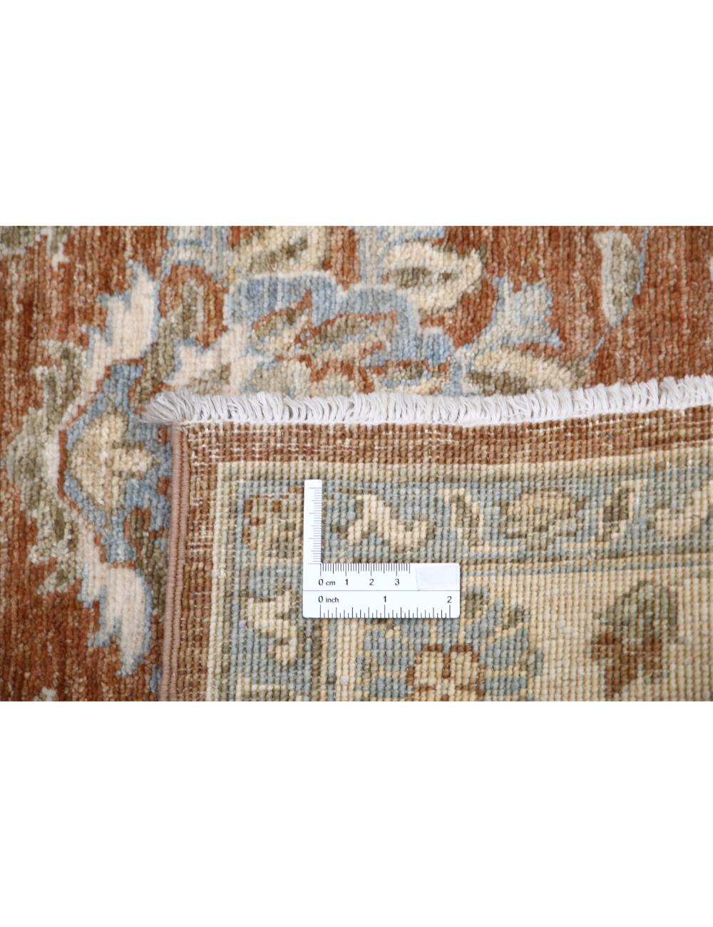 Ziegler 2' 6" X 5' 9" Hand-Knotted Wool Rug 2' 6" X 5' 9" (76 X 175) / Brown / Ivory