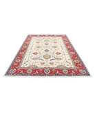 Ziegler 6'7'' X 9'3'' Hand-Knotted Wool Rug 6'7'' x 9'3'' (198 X 278) / Ivory / Red