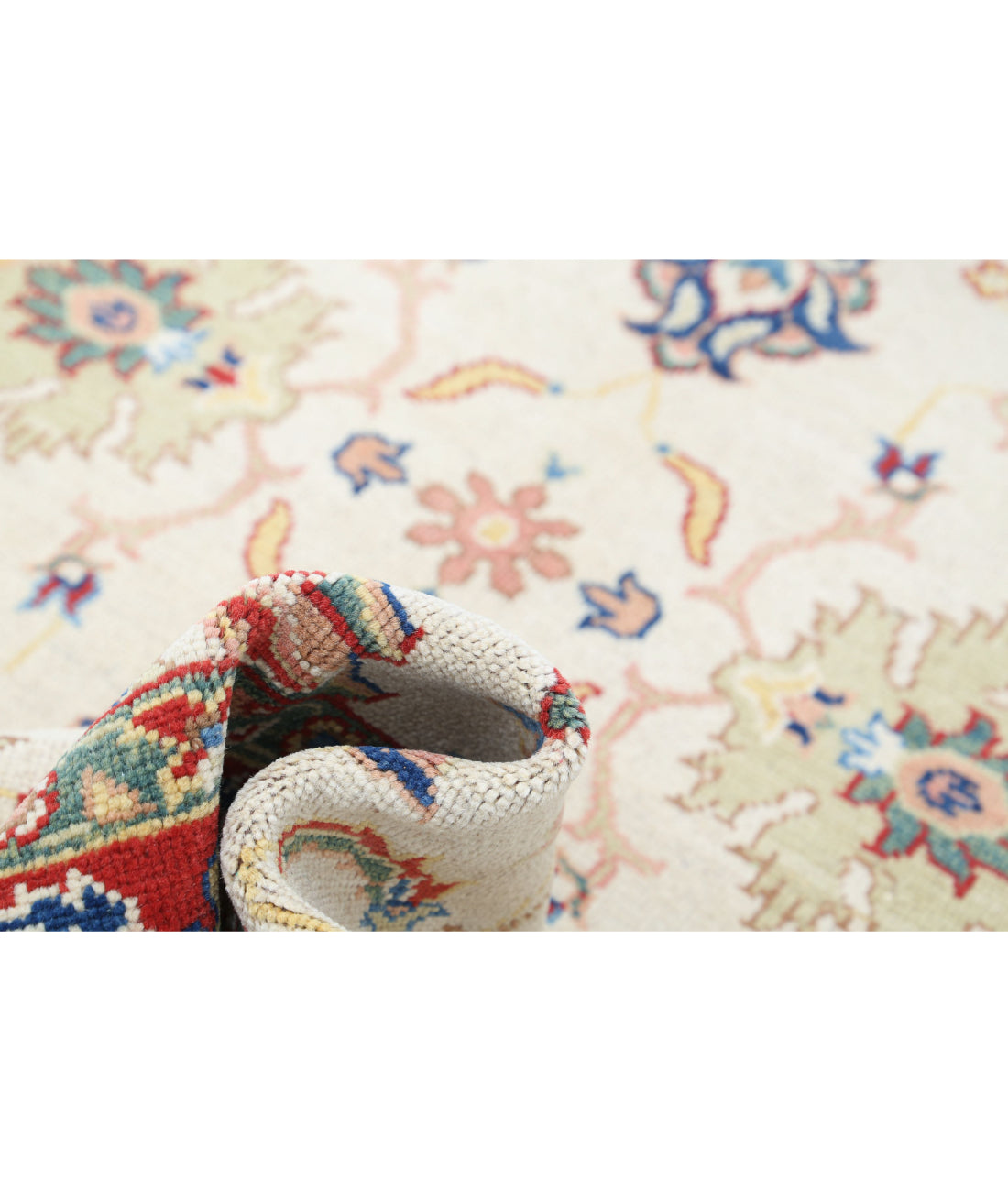 Ziegler 6'7'' X 9'3'' Hand-Knotted Wool Rug 6'7'' x 9'3'' (198 X 278) / Ivory / Red