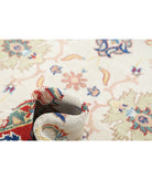 Ziegler 6'7'' X 9'3'' Hand-Knotted Wool Rug 6'7'' x 9'3'' (198 X 278) / Ivory / Red