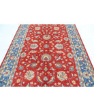 Ziegler 6'6'' X 9'6'' Hand-Knotted Wool Rug 6'6'' x 9'6'' (195 X 285) / Red / Blue