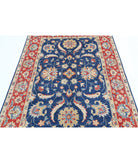 Ziegler 4'8'' X 6'9'' Hand-Knotted Wool Rug 4'8'' x 6'9'' (140 X 203) / Blue / Red