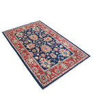 Ziegler 3'10'' X 6'1'' Hand-Knotted Wool Rug 3'10'' x 6'1'' (115 X 183) / Blue / Red