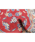 Ziegler 2'8'' X 4'2'' Hand-Knotted Wool Rug 2'8'' x 4'2'' (80 X 125) / Red / Ivory