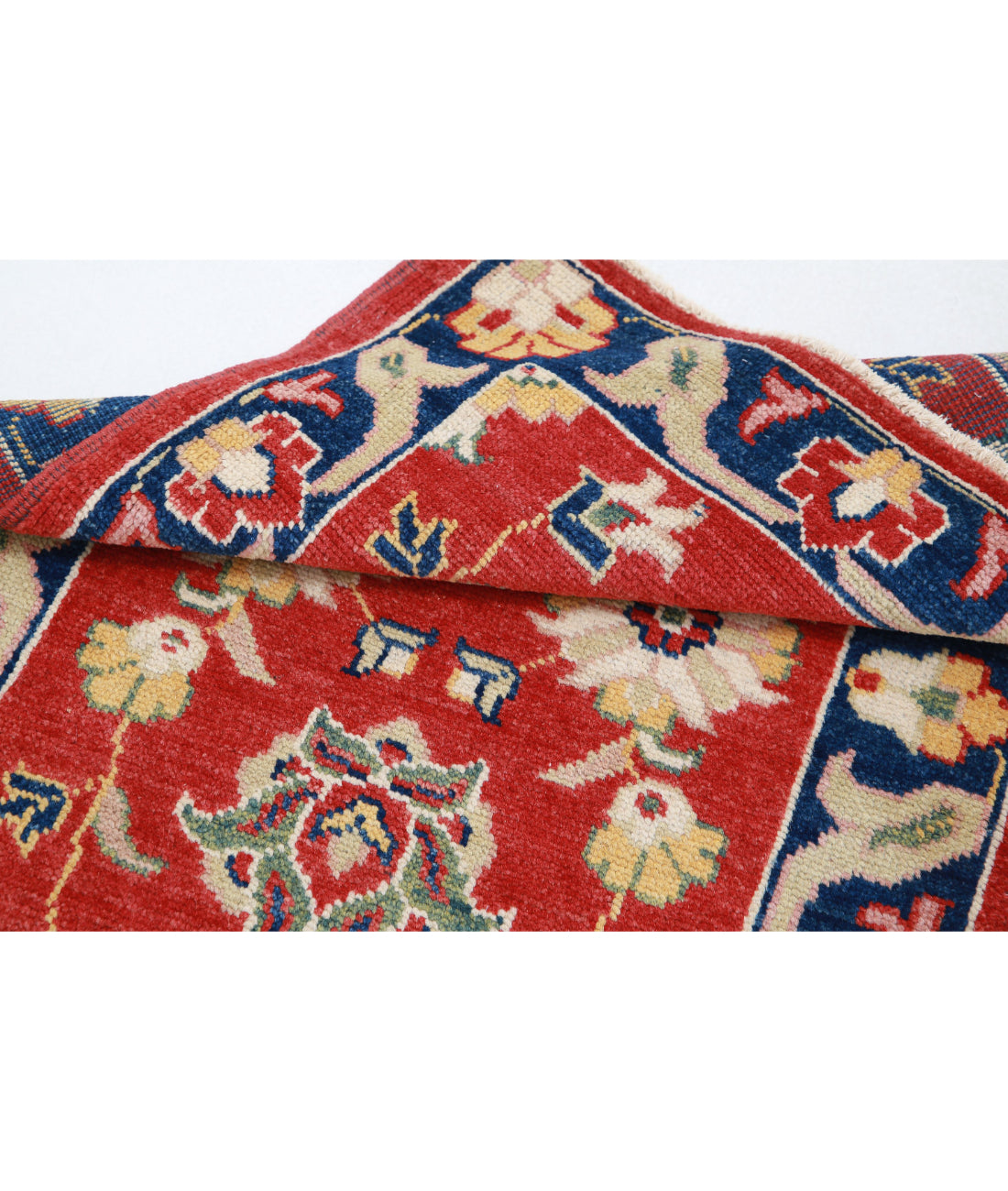 Ziegler 2'6'' X 3'7'' Hand-Knotted Wool Rug 2'6'' x 3'7'' (75 X 108) / Red / Blue