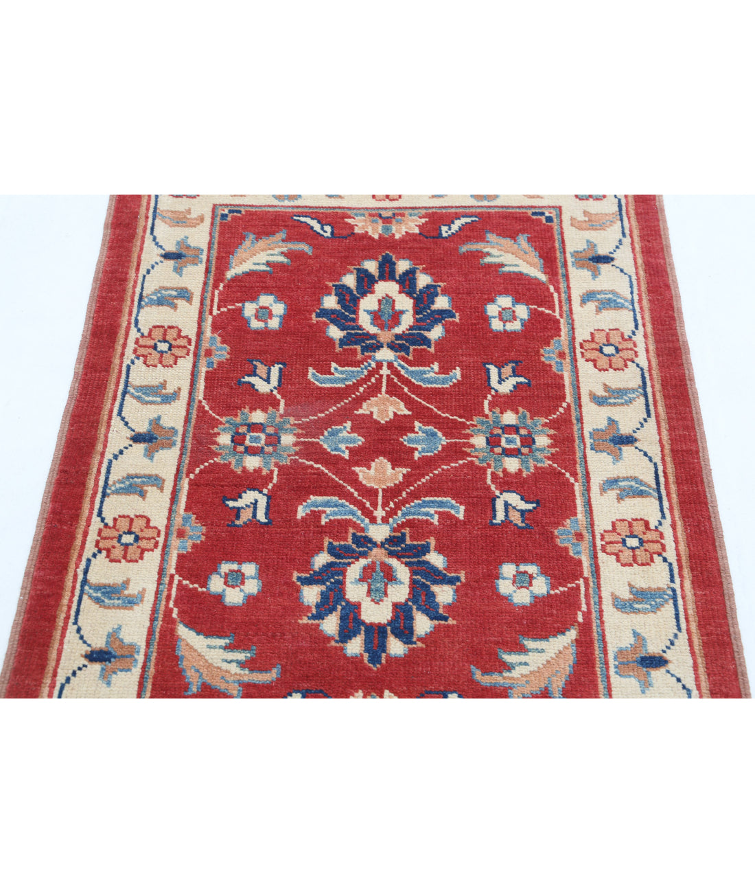 Ziegler 2'7'' X 3'6'' Hand-Knotted Wool Rug 2'7'' x 3'6'' (78 X 105) / Red / Ivory