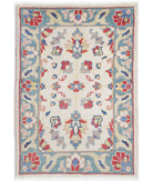Ziegler 2'0'' X 2'11'' Hand-Knotted Wool Rug 2'0'' x 2'11'' (60 X 88) / Ivory / Green
