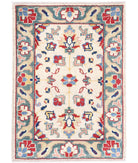 Ziegler 2'0'' X 2'11'' Hand-Knotted Wool Rug 2'0'' x 2'11'' (60 X 88) / Ivory / Green