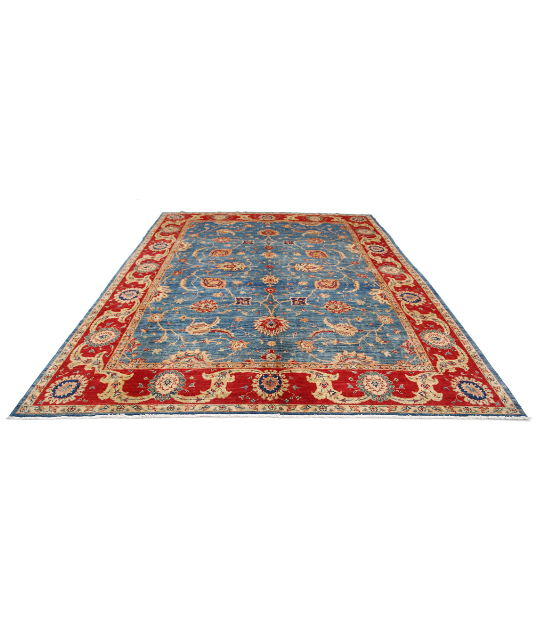 Ziegler 9'2'' X 12'2'' Hand-Knotted Wool Rug 9'2'' x 12'2'' (275 X 365) / Blue / N/A