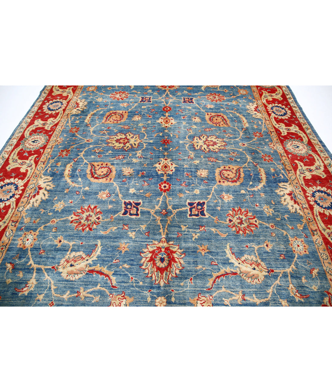 Ziegler 9'2'' X 12'2'' Hand-Knotted Wool Rug 9'2'' x 12'2'' (275 X 365) / Blue / N/A