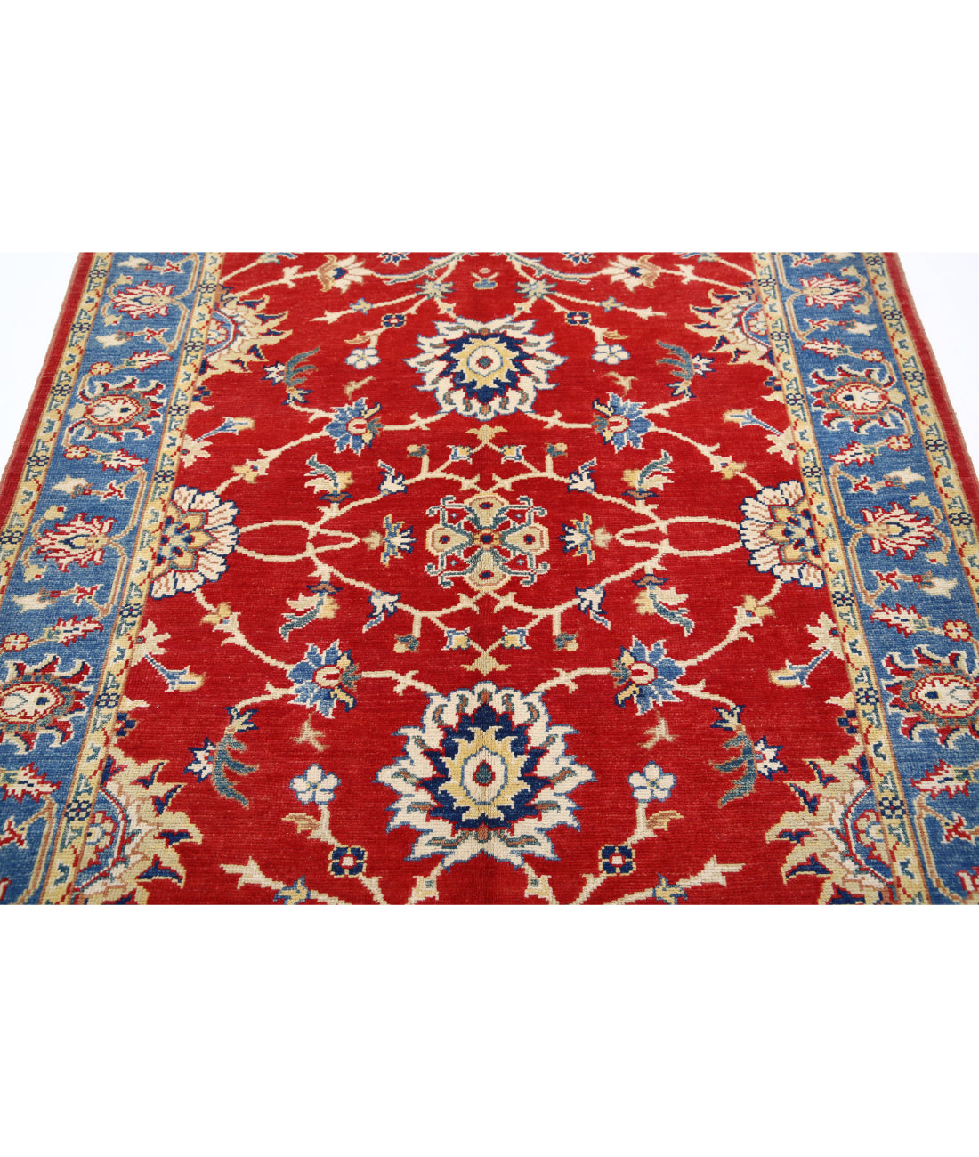 Ziegler 5'0'' X 6'4'' Hand-Knotted Wool Rug 5'0'' x 6'4'' (150 X 190) / Red / N/A