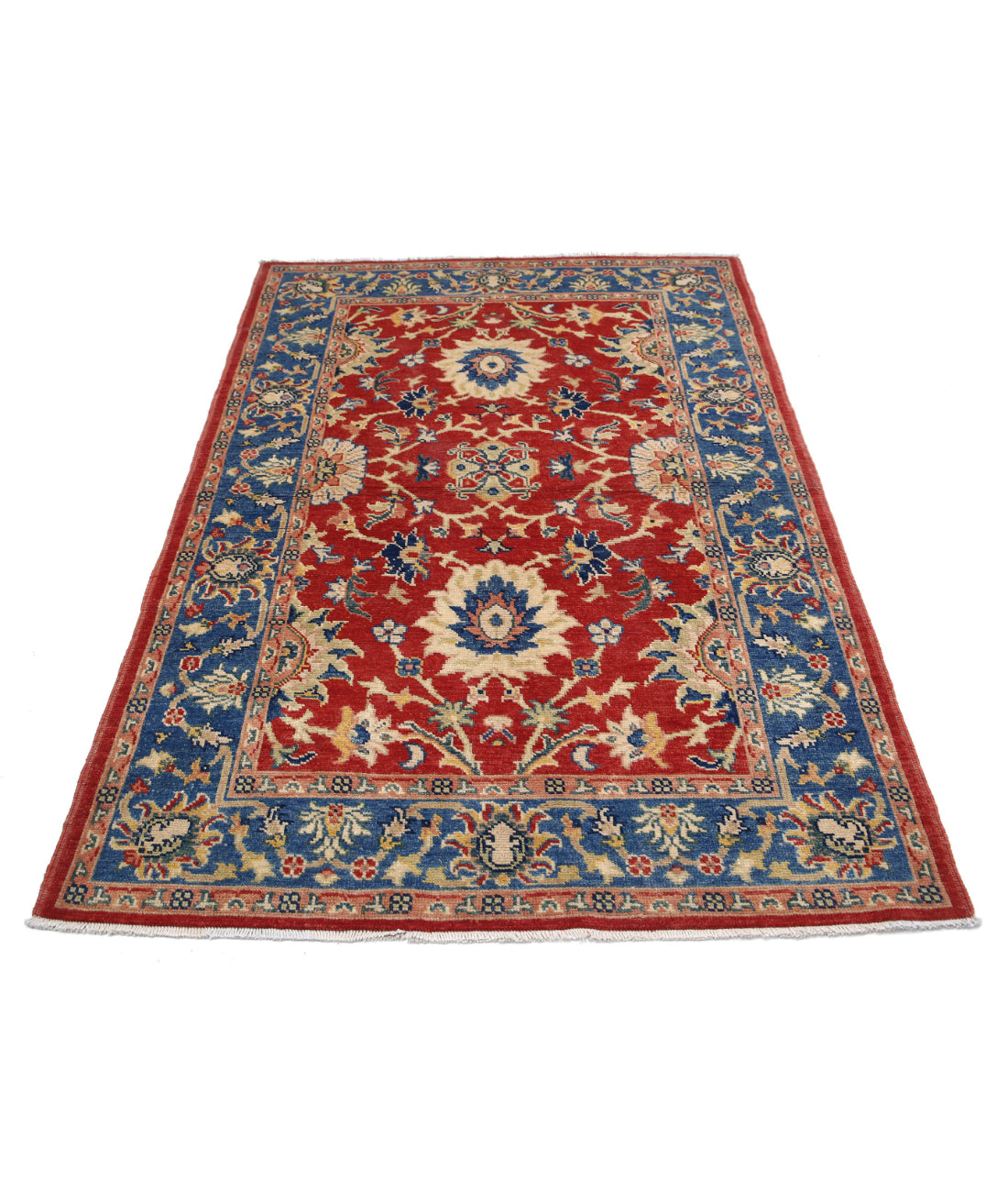Ziegler 4'2'' X 6'0'' Hand-Knotted Wool Rug 4'2'' x 6'0'' (125 X 180) / Red / N/A