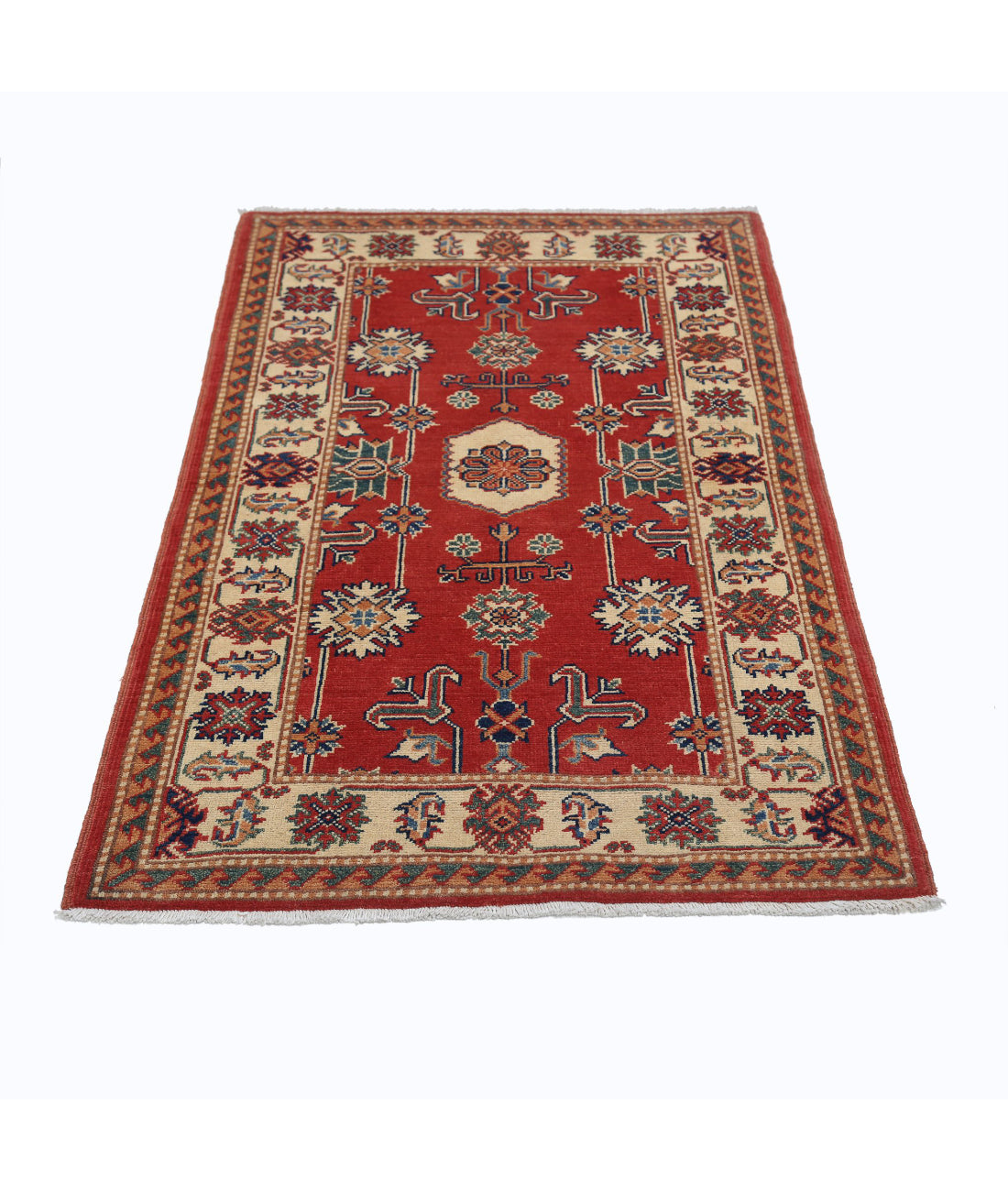 Ziegler 3'0'' X 5'1'' Hand-Knotted Wool Rug 3'0'' x 5'1'' (90 X 153) / Red / N/A