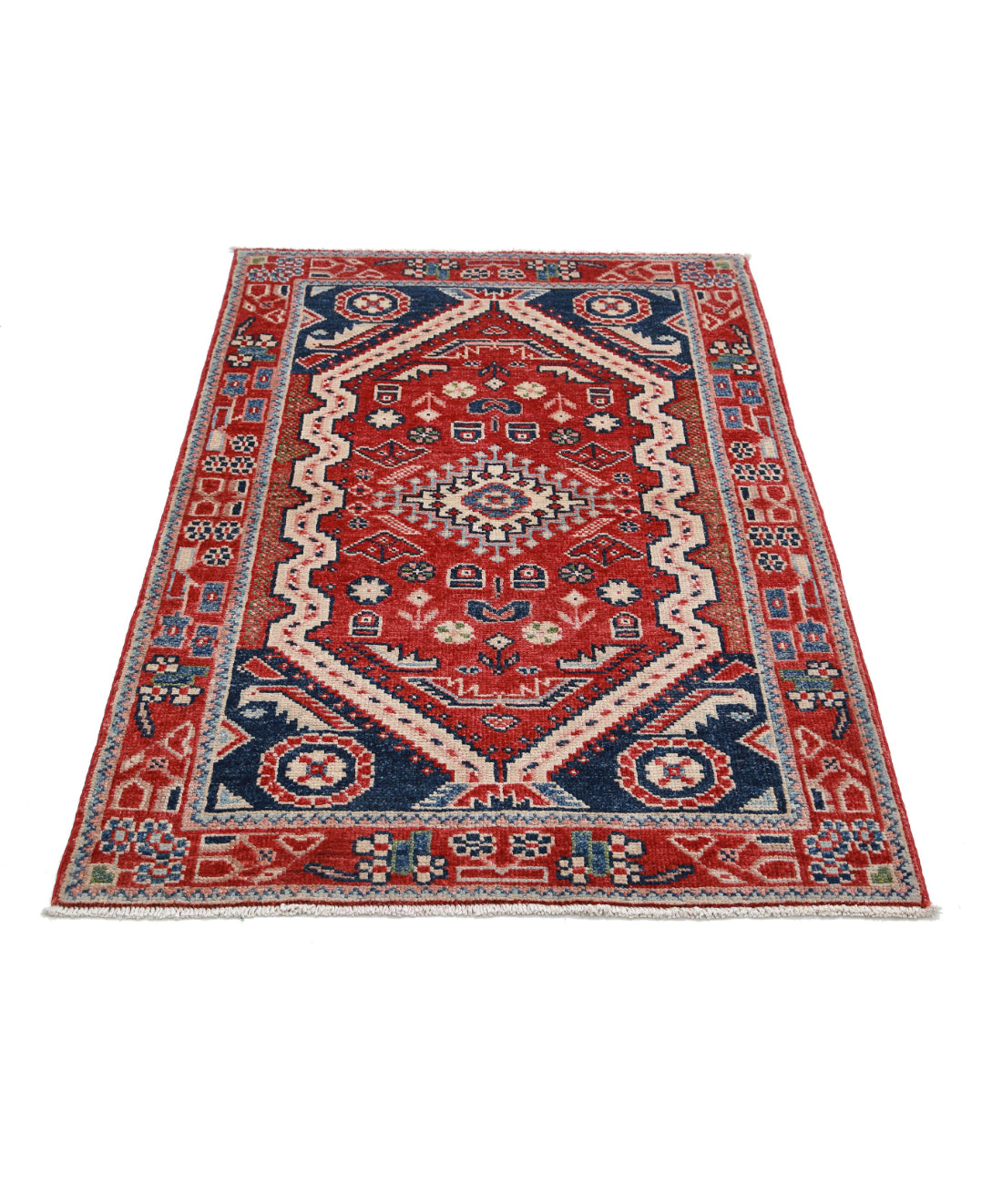 Ziegler 3'4'' X 5'0'' Hand-Knotted Wool Rug 3'4'' x 5'0'' (100 X 150) / Red / N/A
