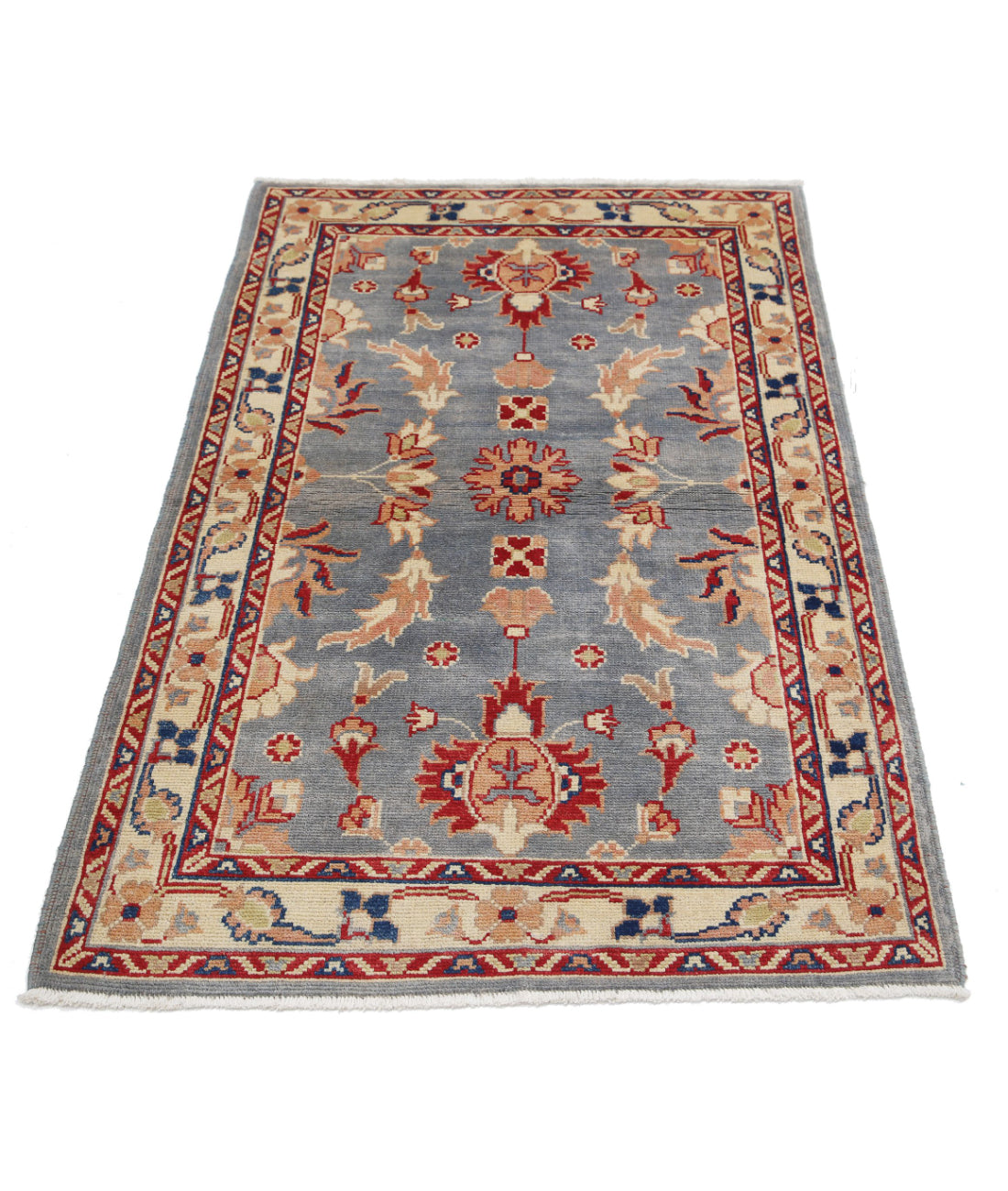 Ziegler 3'1'' X 4'8'' Hand-Knotted Wool Rug 3'1'' x 4'8'' (93 X 140) / Grey / N/A