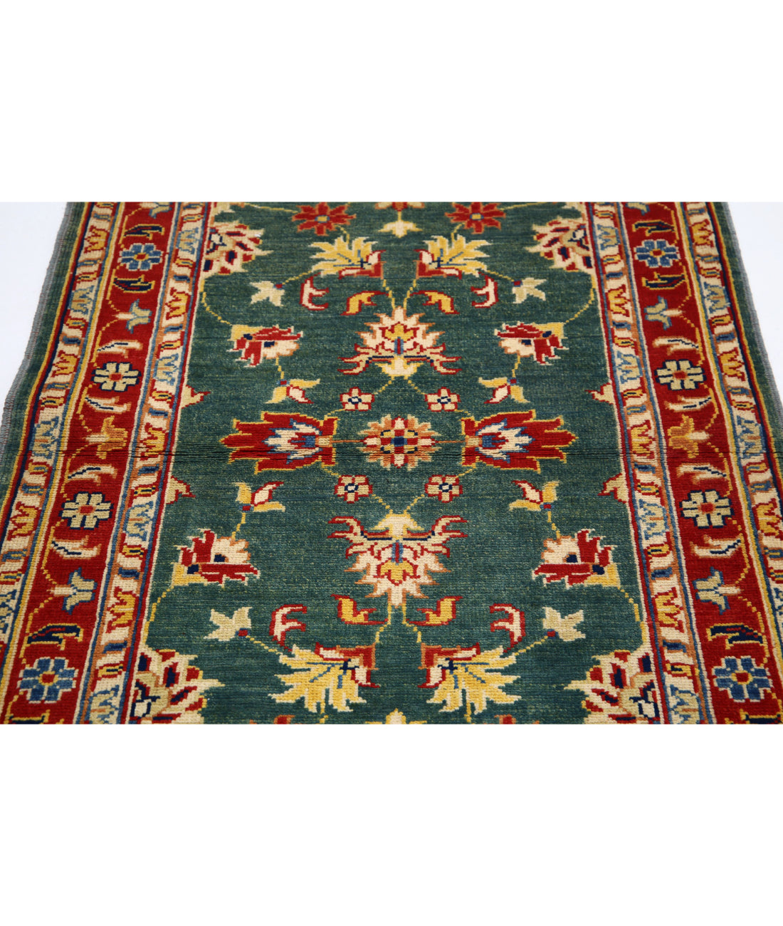 Ziegler 3'1'' X 4'10'' Hand-Knotted Wool Rug 3'1'' x 4'10'' (93 X 145) / Green / N/A
