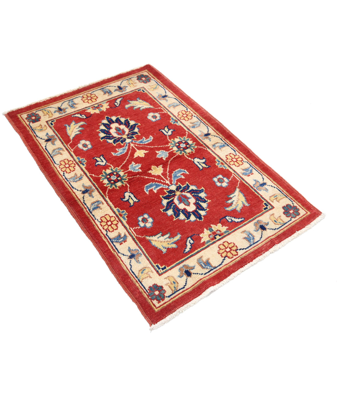 Ziegler 2'7'' X 4'0'' Hand-Knotted Wool Rug 2'7'' x 4'0'' (78 X 120) / Red / N/A