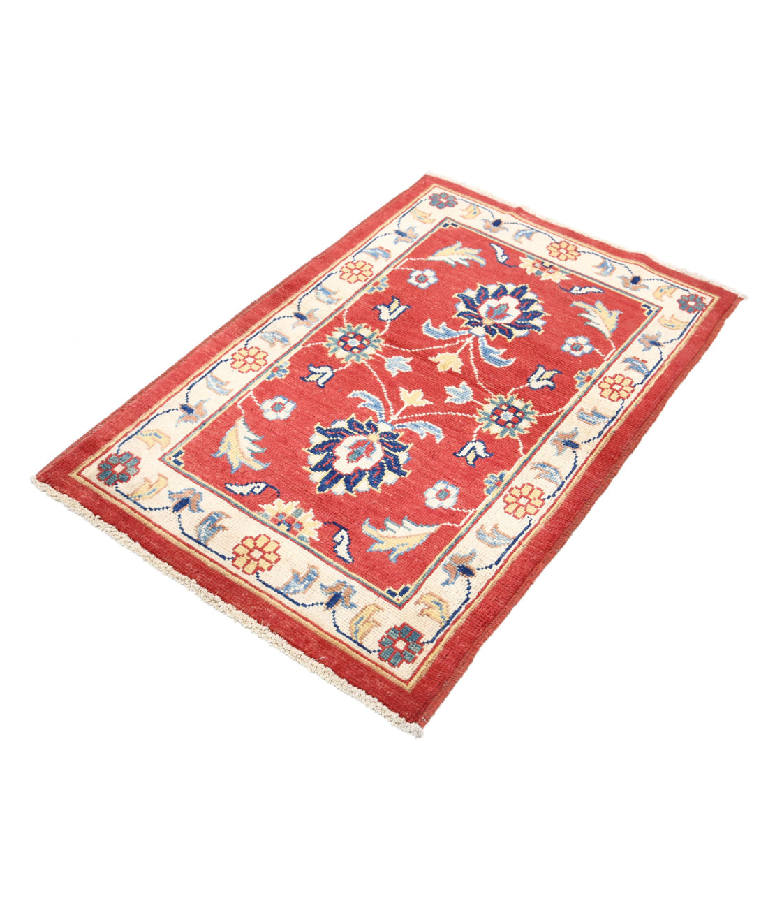 Ziegler 2'7'' X 4'0'' Hand-Knotted Wool Rug 2'7'' x 4'0'' (78 X 120) / Red / N/A