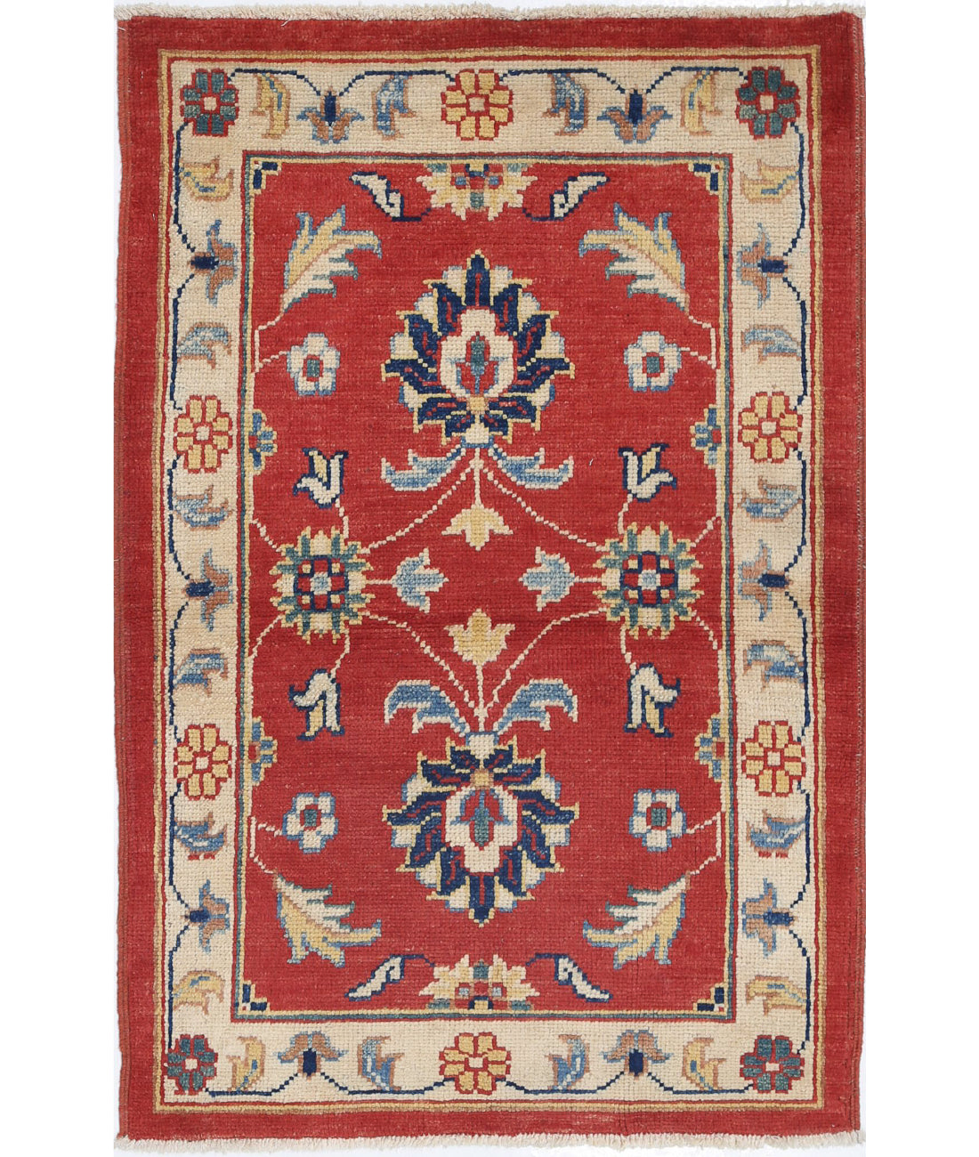 Ziegler 2'7'' X 4'0'' Hand-Knotted Wool Rug 2'7'' x 4'0'' (78 X 120) / Red / N/A