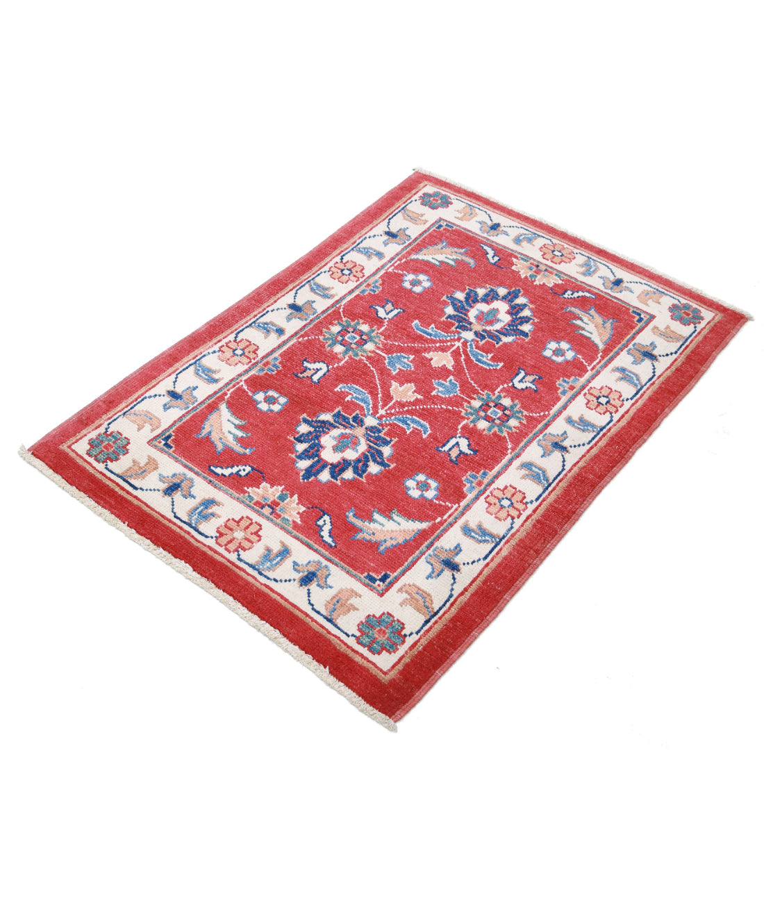 Ziegler 2'8'' X 3'8'' Hand-Knotted Wool Rug 2'8'' x 3'8'' (80 X 110) / Red / N/A