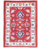 Ziegler 2'8'' X 3'8'' Hand-Knotted Wool Rug 2'8'' x 3'8'' (80 X 110) / Red / N/A