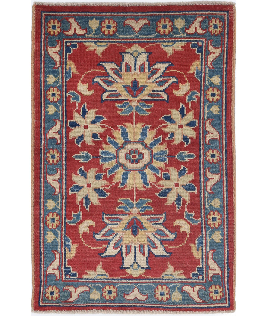 Ziegler 2'2'' X 3'2'' Hand-Knotted Wool Rug 2'2'' x 3'2'' (65 X 95) / Red / N/A